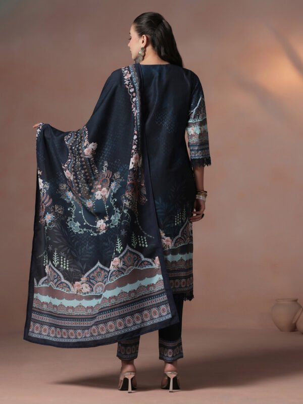 dc29d050-643c-4cab-ac9a-257cc4ba3b63 Pastel Blue Floral Organza Kurta & Pant Set (Copy)