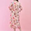 8ac83bab-0cd2-4ece-bd58-3a72c767e1ff Abstract Floral Print Wrap-Style Midi Dress